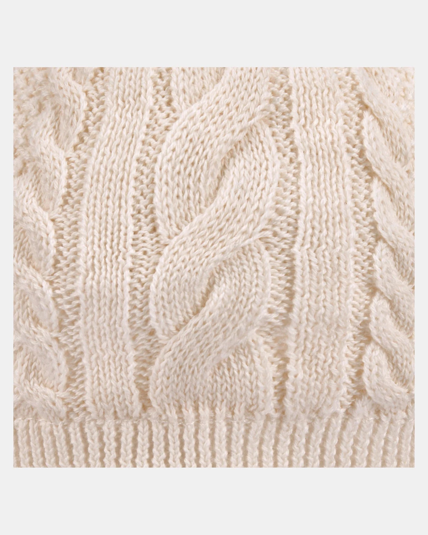 Organic Earmuff Beanie Yummy - Oatmeal