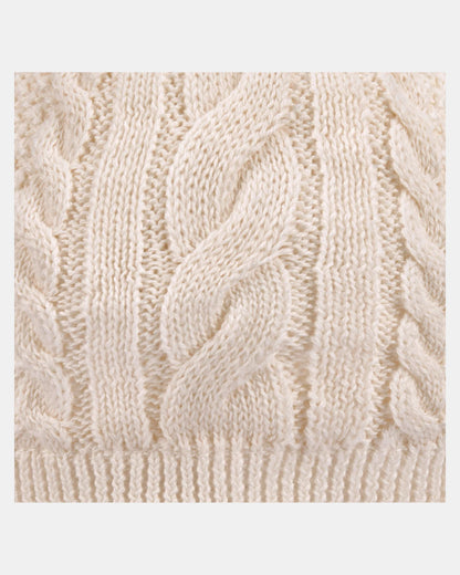 Organic Earmuff Beanie Yummy - Oatmeal