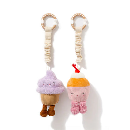 Stroller Toys 2pk - Ice Cream & Cupcake