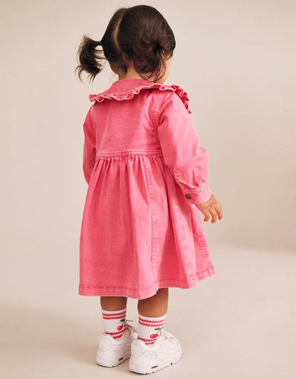 Vintage Cherry Collar Dress - Cherry