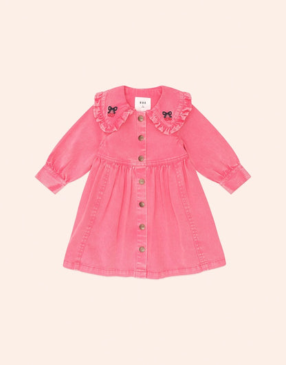 Vintage Cherry Collar Dress - Cherry
