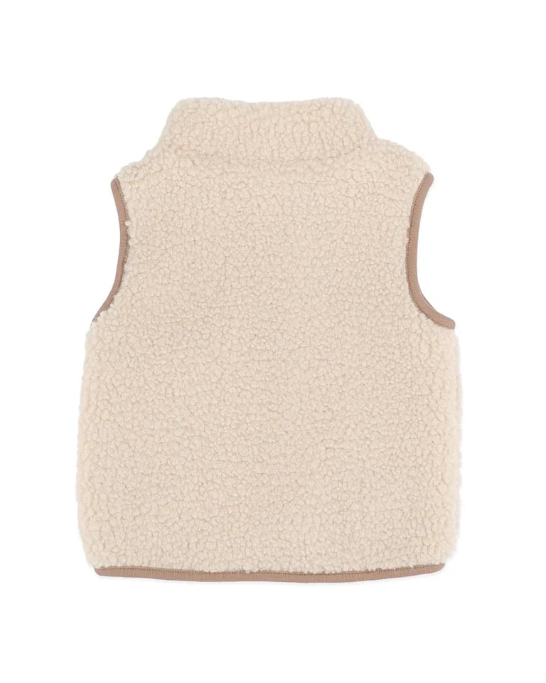 Mini Natural Sherpa Vest
