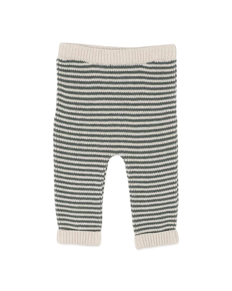 Otto Stripe Organic Knitted Leggings