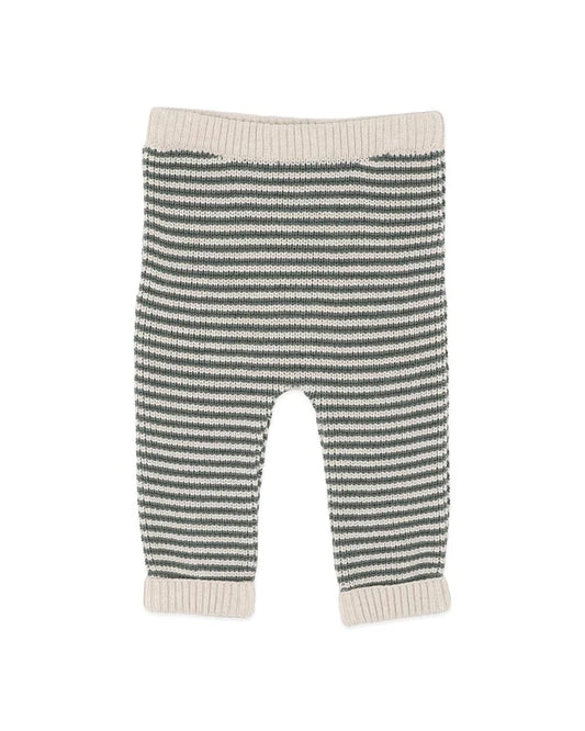 Otto Stripe Organic Knitted Leggings