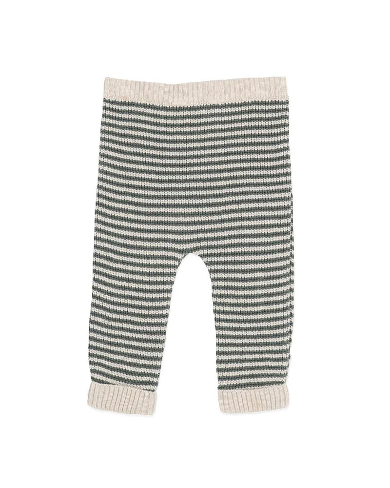 Otto Stripe Organic Knitted Leggings