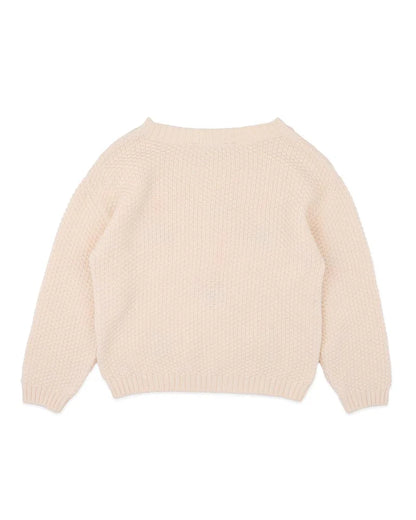 Fern Hand Embr. Organic Knitted Jumper