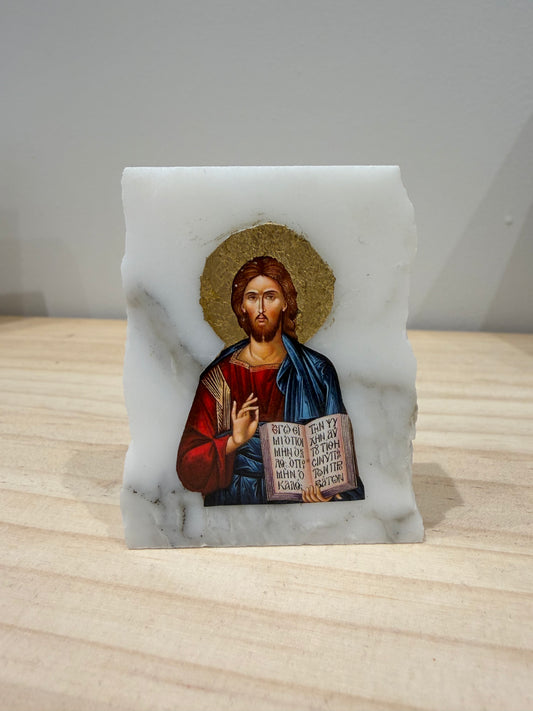Christ Pantocrator - Mini Marble