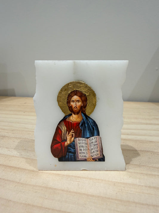 Christ Pantocrator - Mini Marble