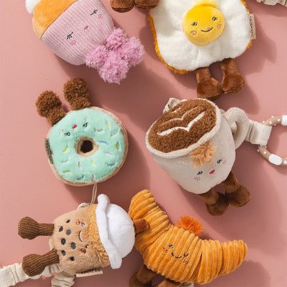 Stroller Toys 2pk - Boba Tea & Doughnut