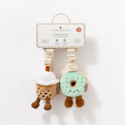 Stroller Toys 2pk - Boba Tea & Doughnut