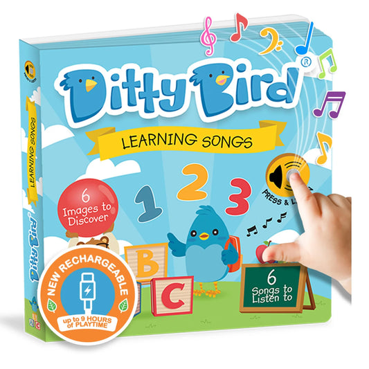 Ditty Bird Learning Songs Multi-Coloured Book