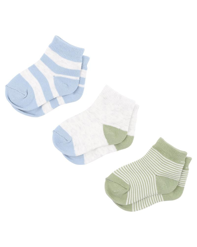 Socks 3pk - Blue/Green