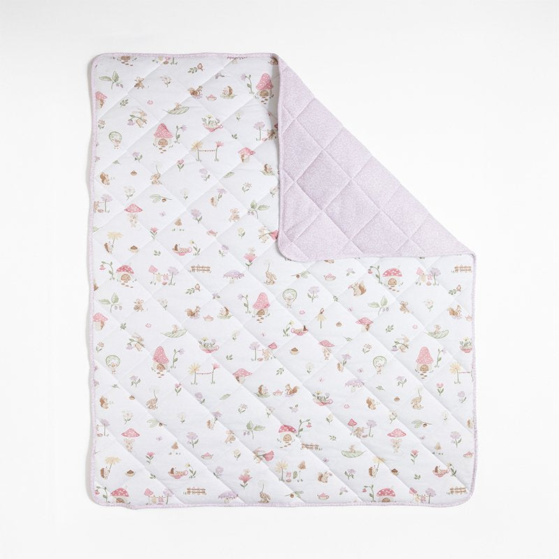 Quilted Cot Comforter - Whimsical Wonderland