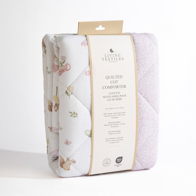 Quilted Cot Comforter - Whimsical Wonderland