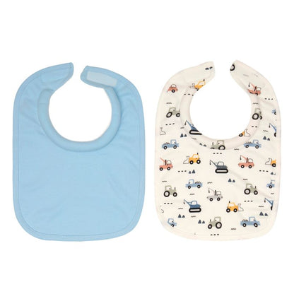 Roll Neck Bibs 2pk - Diggers Roll