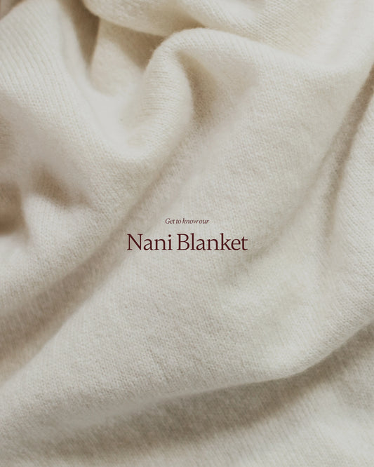 Nani Cashmere Blanket - Beige