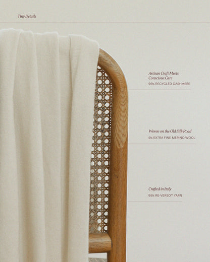 Nani Cashmere Blanket - Beige