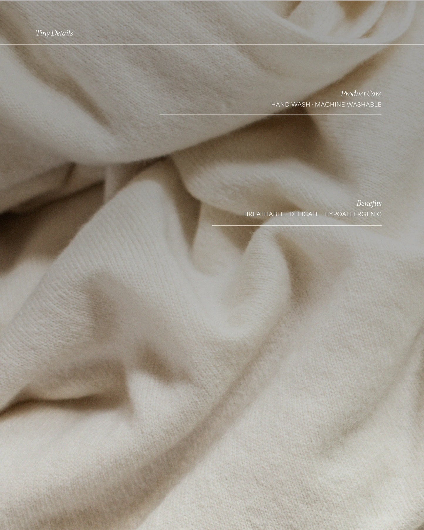 Nani Cashmere Blanket - Beige