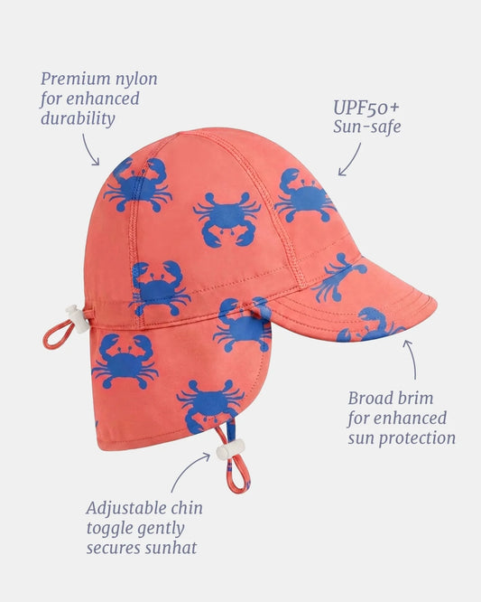 Swim Flap Cap Pirate Mud Crabs