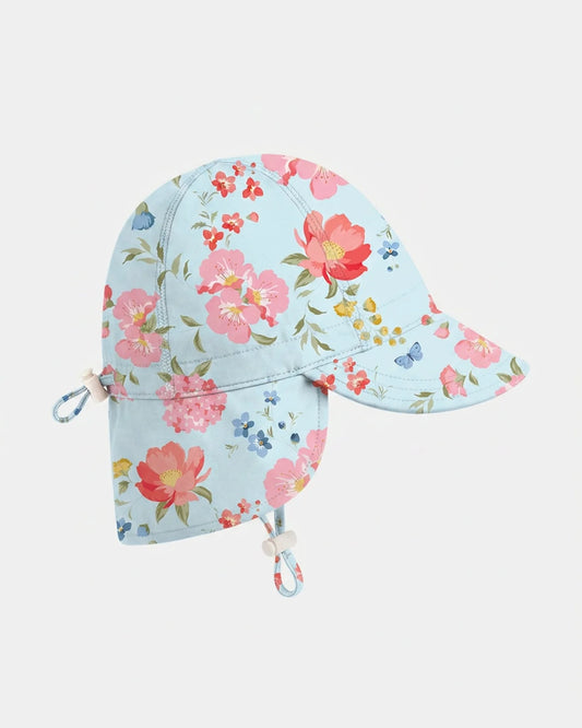 Swim Flap Cap Twinkle Aqua Garden