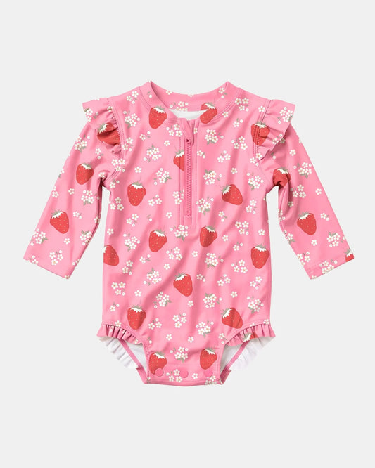 Swim Onesie Twinkle Strawberry