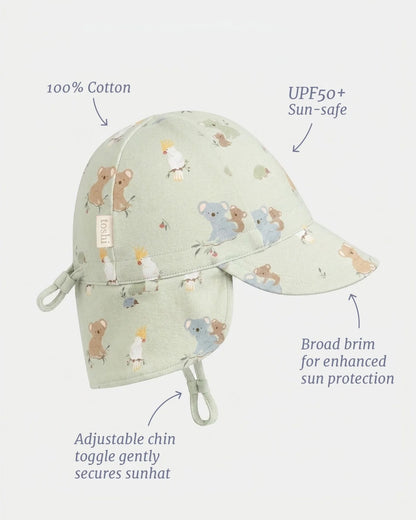 Flap Cap Arcadia Gumnut Babies Eucalypt