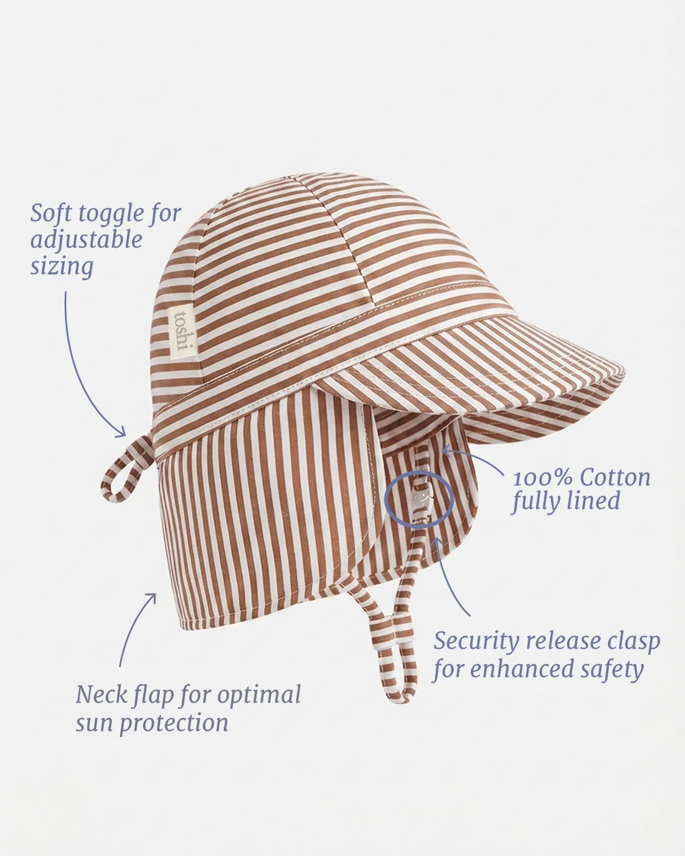 Flap Cap Mini Mocha