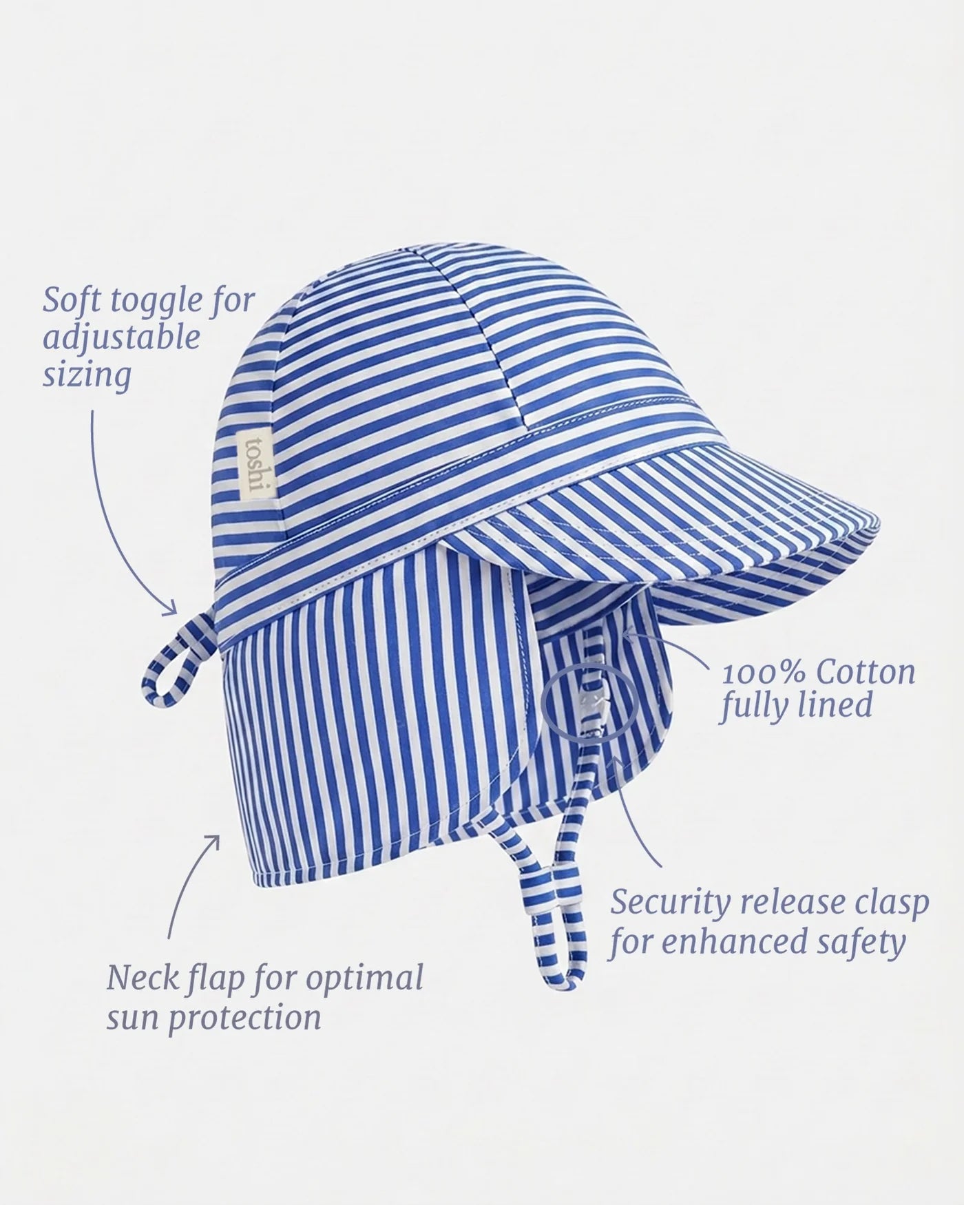 Flap Cap Mini Capri