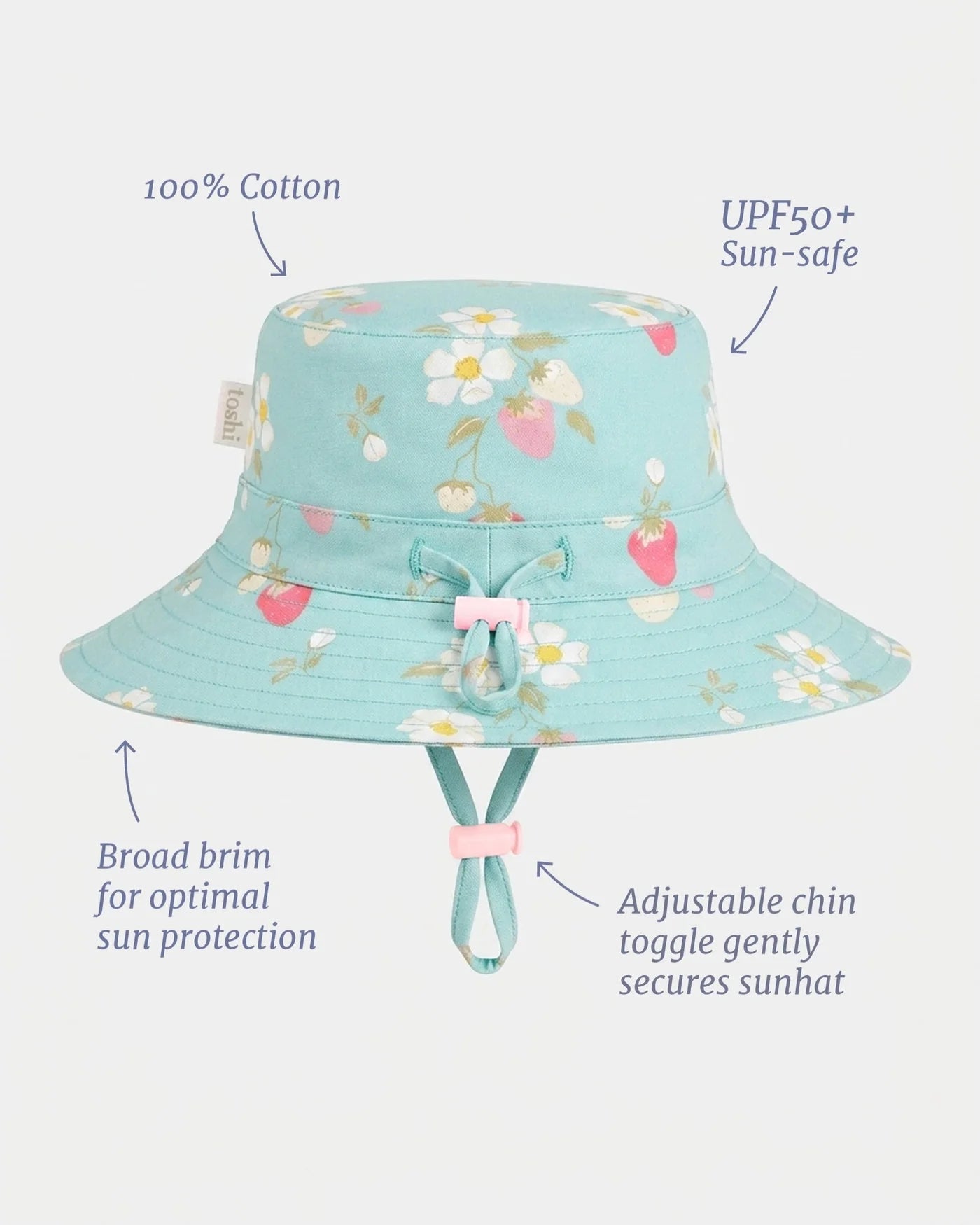 Sunhat Strawberry Fields Aqua