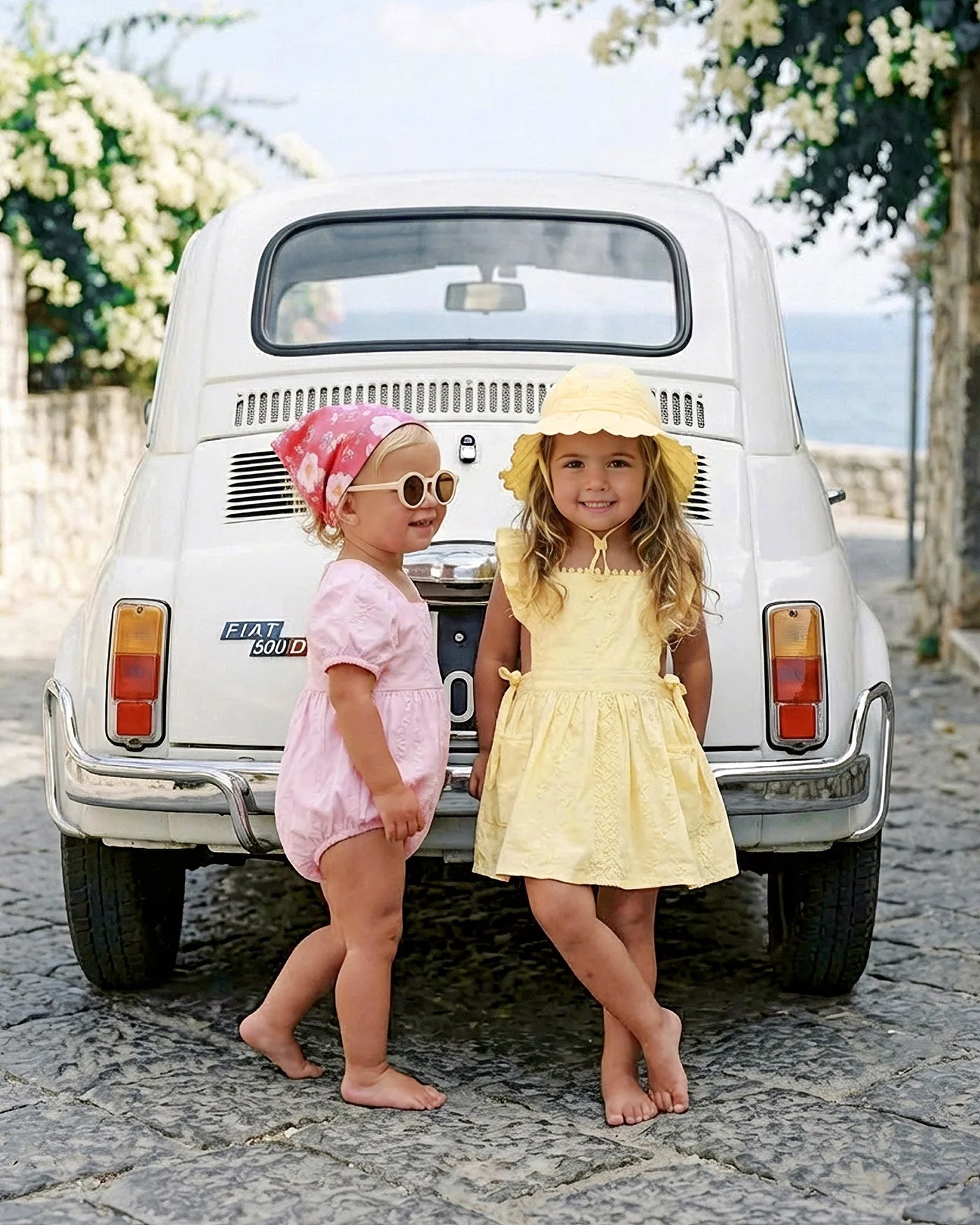 Baby Pinafore Florence Lemon