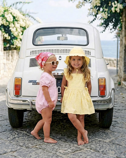 Baby Pinafore Florence Lemon