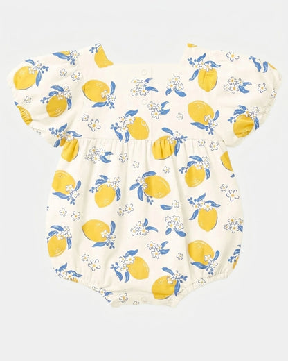 Baby Romper Arcadia Lemonade Cream