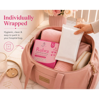 Rubra® Disposable Absorbent Postpartum Underwear With Organic Cotton 10pk