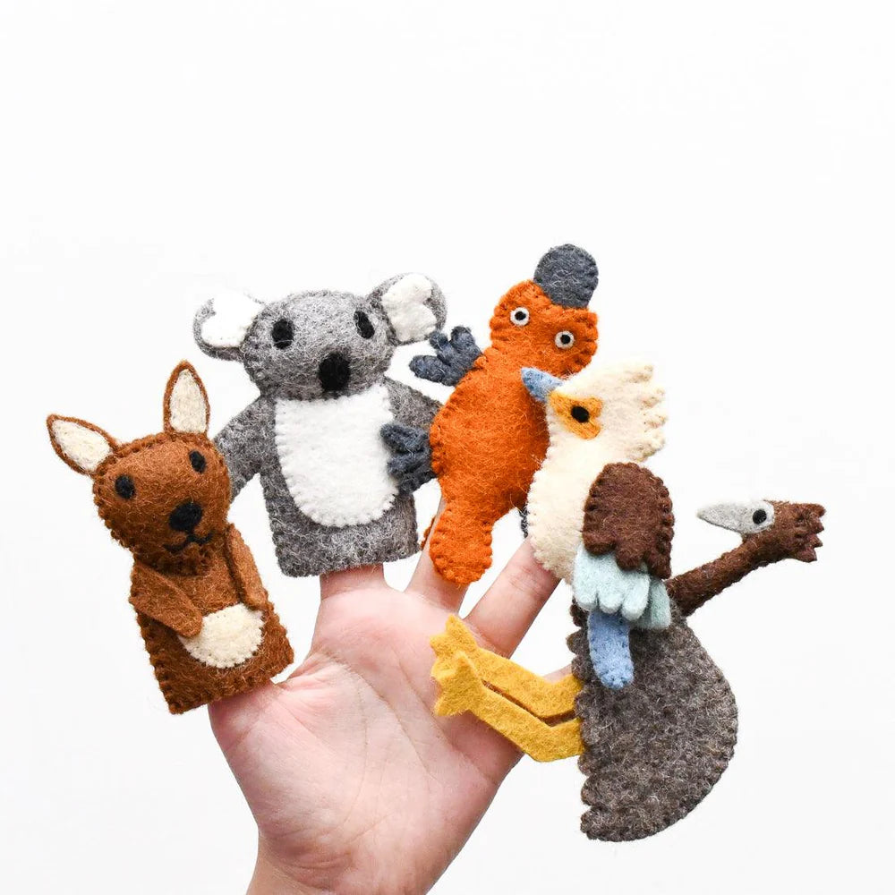 Australian Animals Finger Puppet Set