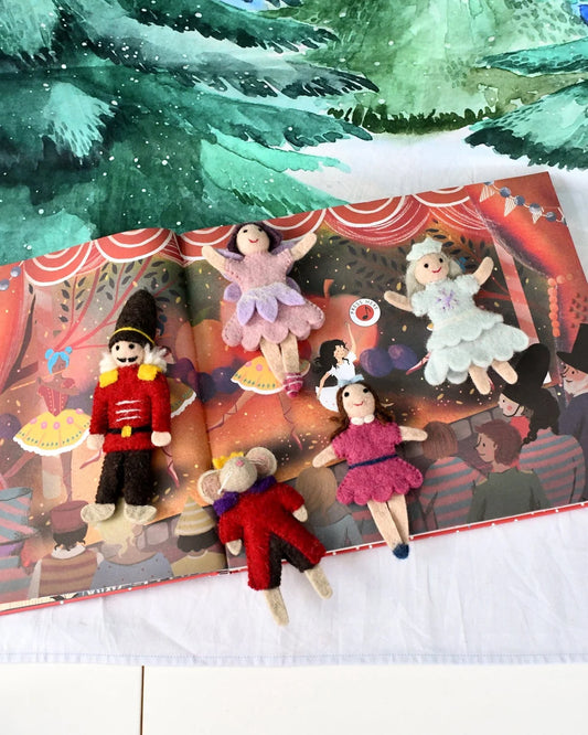 Nutcracker & The Mouse King Finger Puppet Set