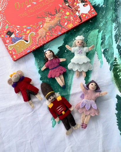 Nutcracker & The Mouse King Finger Puppet Set