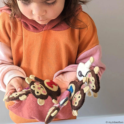 Five Little Monkeys Finger Puppet Set