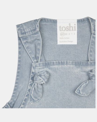 Baby Denim Romper Indiana Blue
