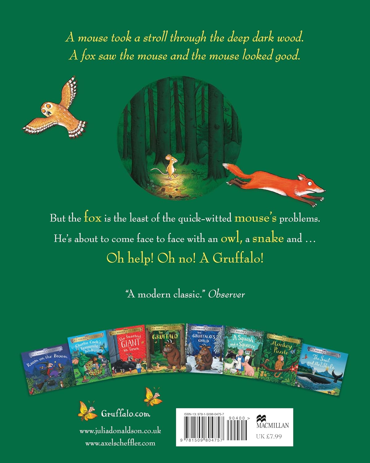 The Gruffalo - Paperback Book