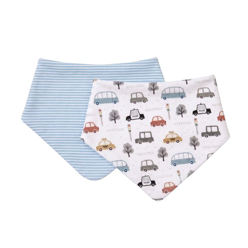 Cotton Bandana Bibs 2pk - City Patrol