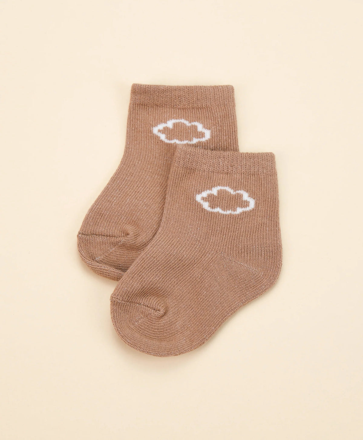 Baby Socks - Mocha Cloud