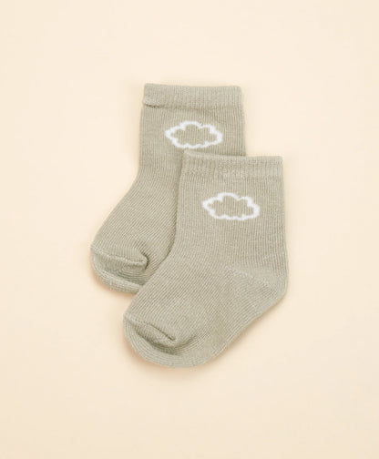 Baby Socks - Sage Cloud