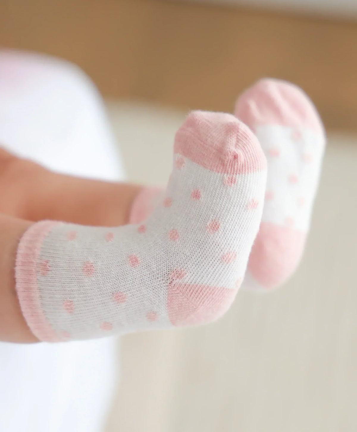 Baby Socks - Pink Dots