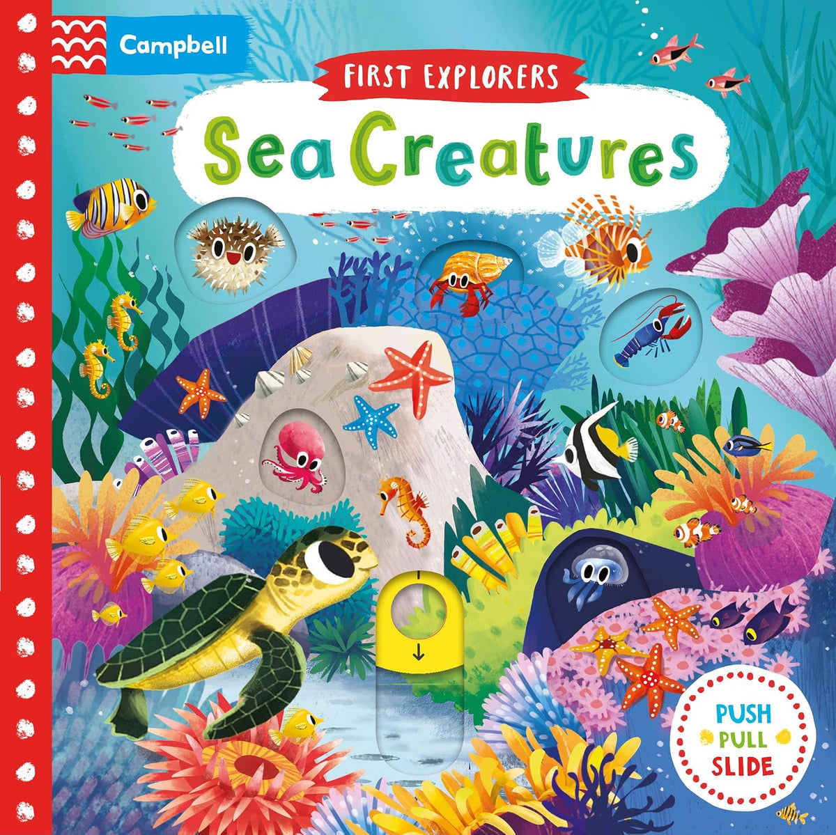 Sea Creatures - A Push, Pull and Slide Boardbook