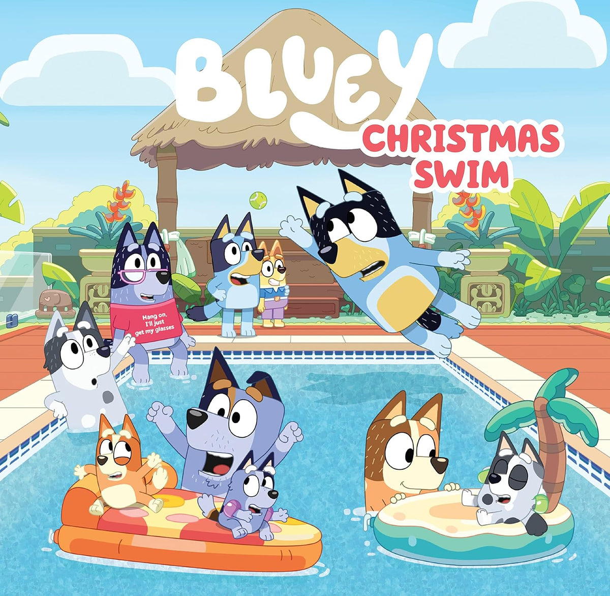 Bluey Christmas Swim Hardcover Book