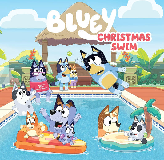 Bluey Christmas Swim Hardcover Book