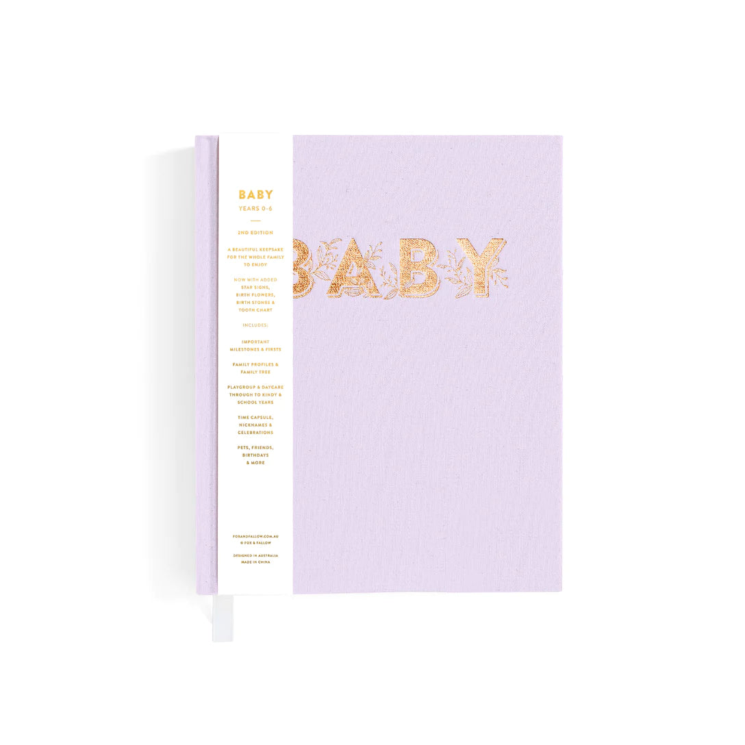 Mini Baby Journal - Lilac