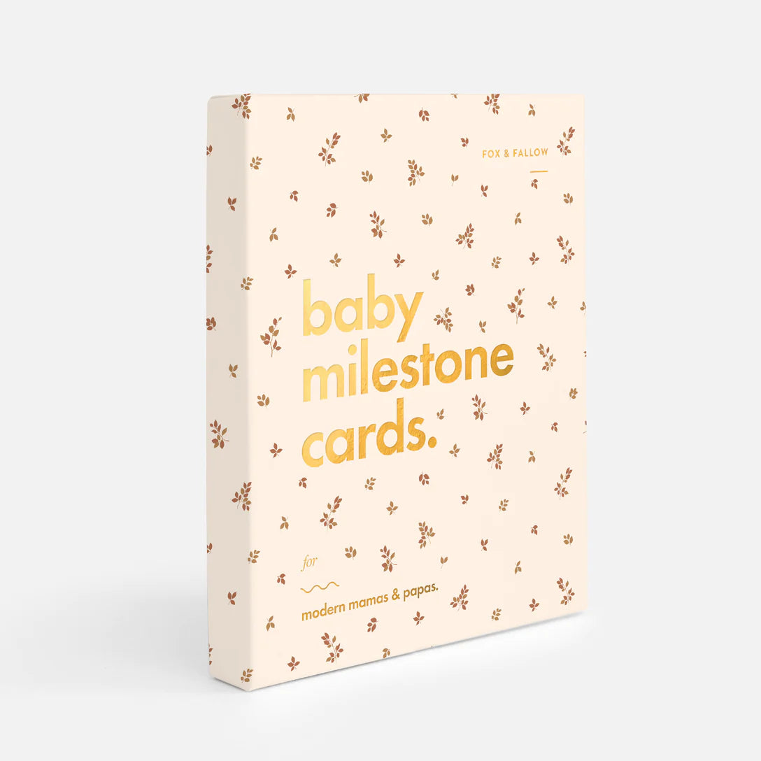 Baby Milestone Cards - Broderie