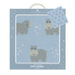 Cotton Blanket - Blue Hippo