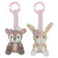 Stroller Toy 2pk - Fawn & Bunny